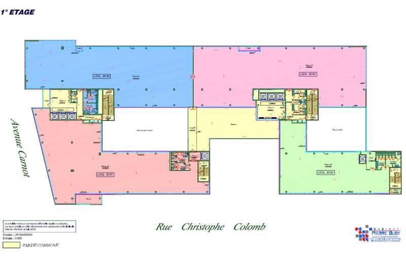 Location de bureau de 2 455 m² à Massy - 91300 plan - 1