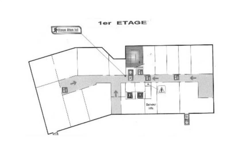 Location de bureau de 484 m² à Massy - 91300 plan - 1