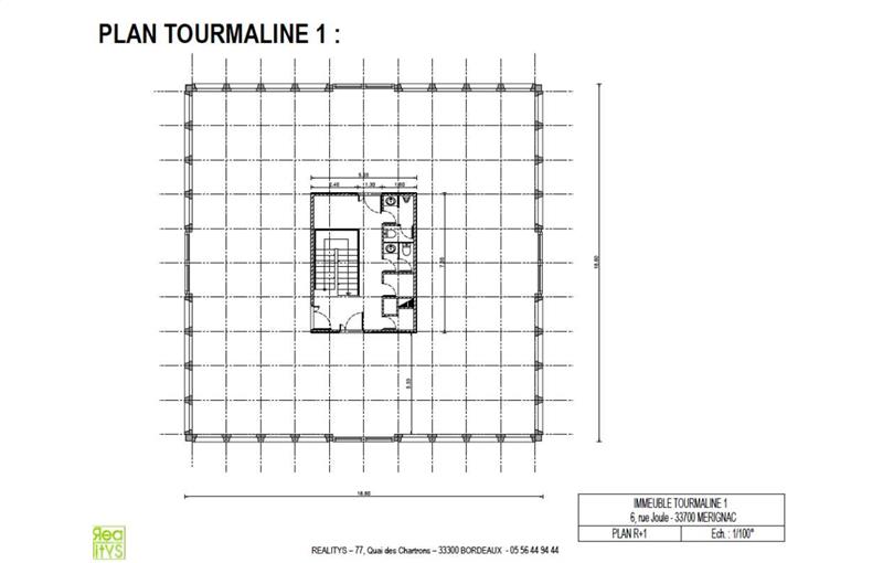 Location de bureau de 115 m² à Mérignac - 33700 plan - 1
