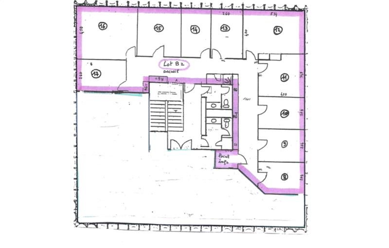 Location de bureau de 415 m² à Meylan - 38240 plan - 1