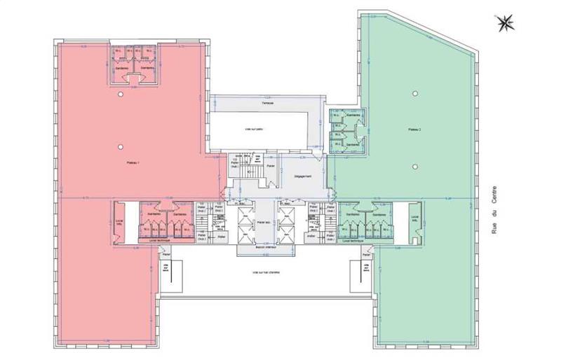 Location de bureau de 8 724 m² à Montigny-le-Bretonneux - 78180 plan - 1
