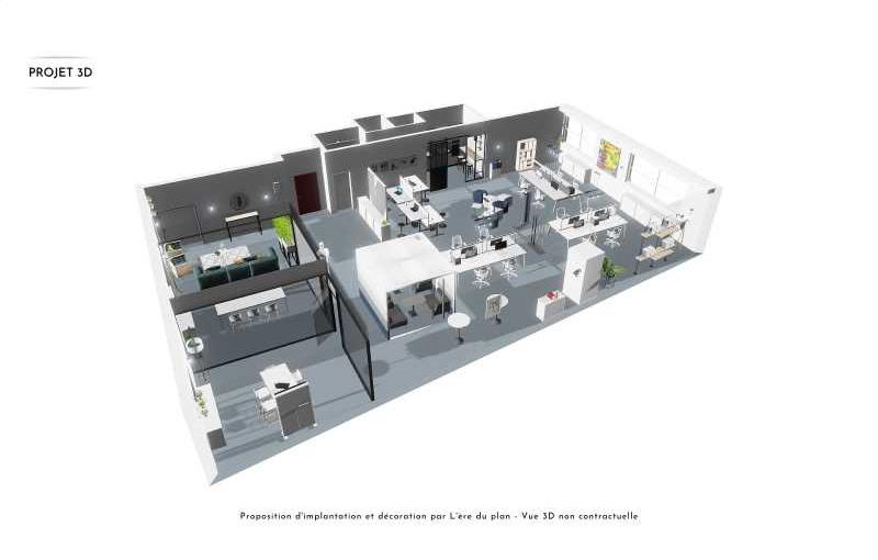 Location de bureau de 275 m² à Montreuil - 93100 plan - 1