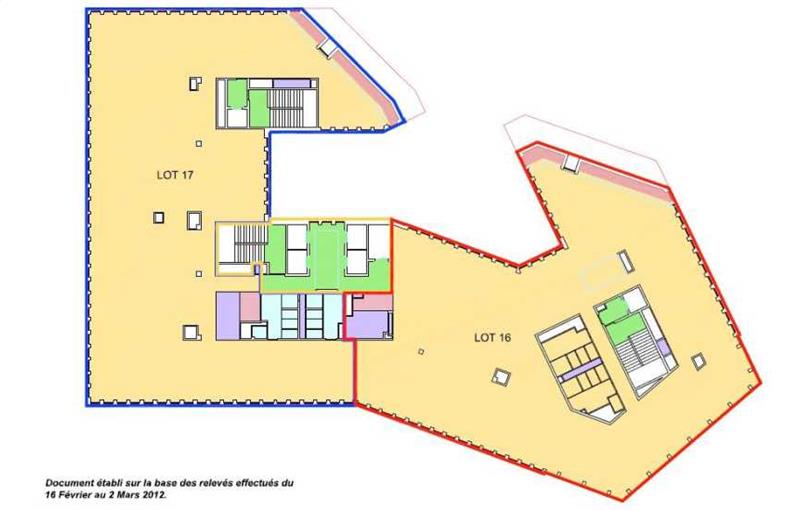 Location de bureau de 3 294 m² à Nanterre - 92000 plan - 1