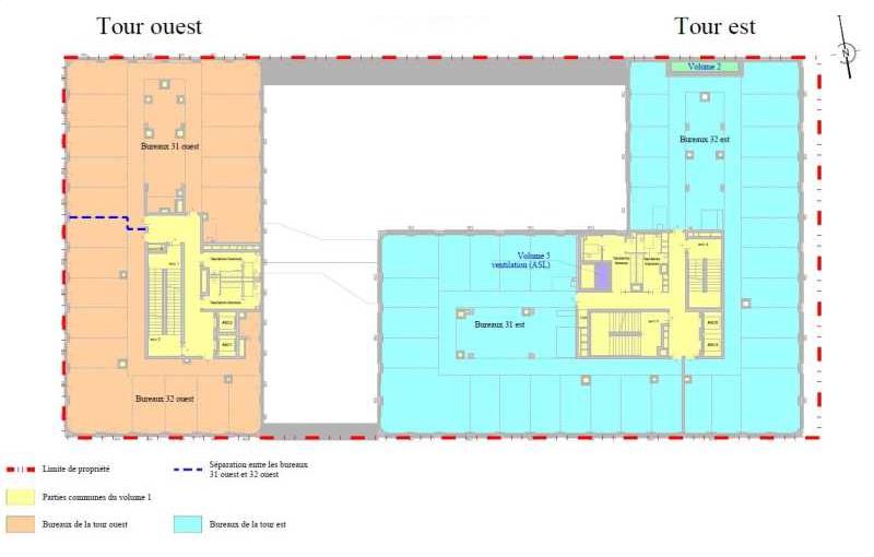 Location de bureau de 2 494 m² à Palaiseau - 91120 plan - 1