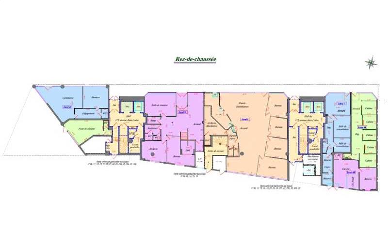 Location de bureau de 1 099 m² à Pantin - 93500 plan - 1