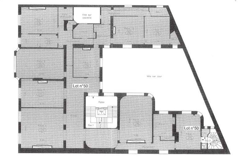 Location de bureau de 310 m² à Paris 16 - 75016 plan - 1