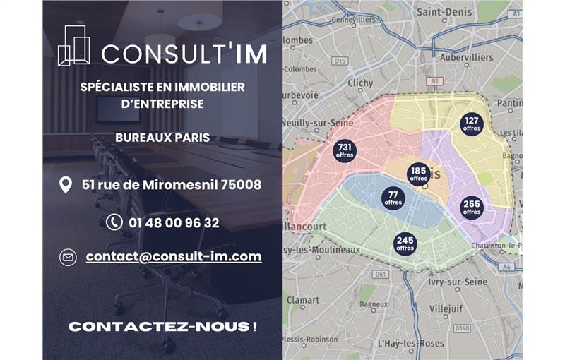 Location de bureau de 195 m² à Paris 20 - 75020 photo - 1