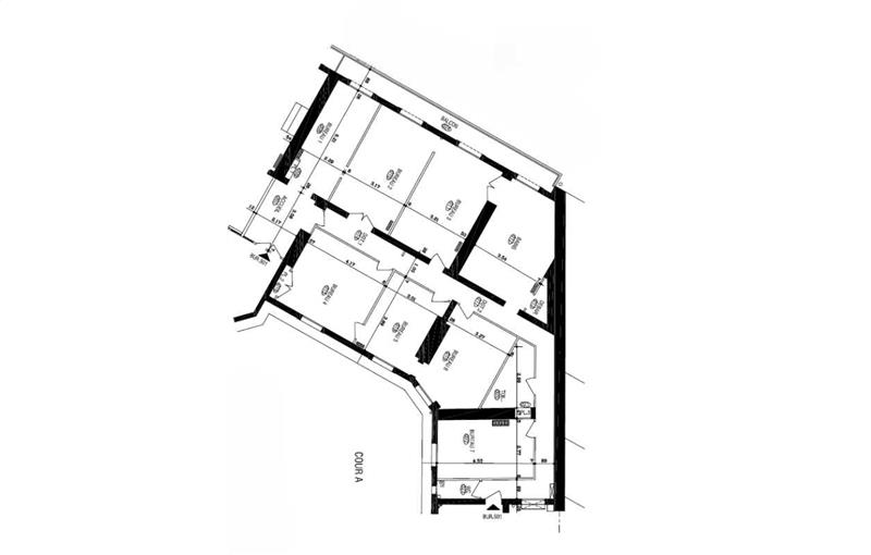 Location de bureau de 162 m² à Paris 8 - 75008 plan - 1