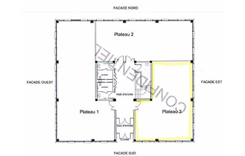 Location de bureau de 127 m² à Pessac - 33600 plan - 1