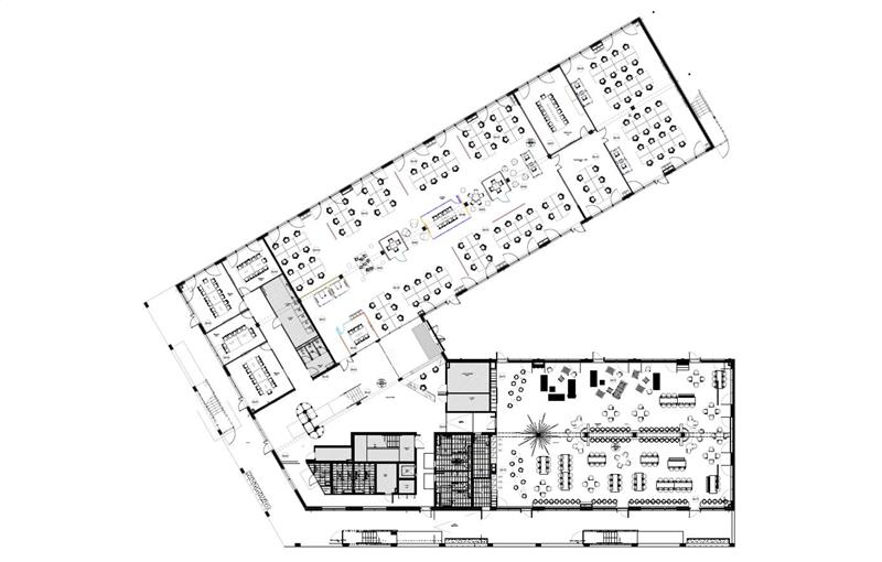 Location de bureau de 897 m² à Pessac - 33600 plan - 1