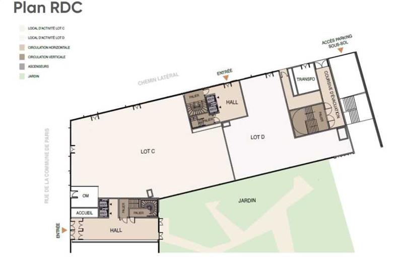 Location de bureau de 4 066 m² à Romainville - 93230 plan - 1