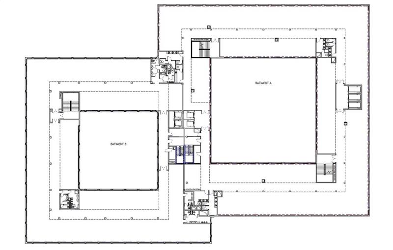 Location de bureau de 4 613 m² à Rungis - 94150 plan - 1