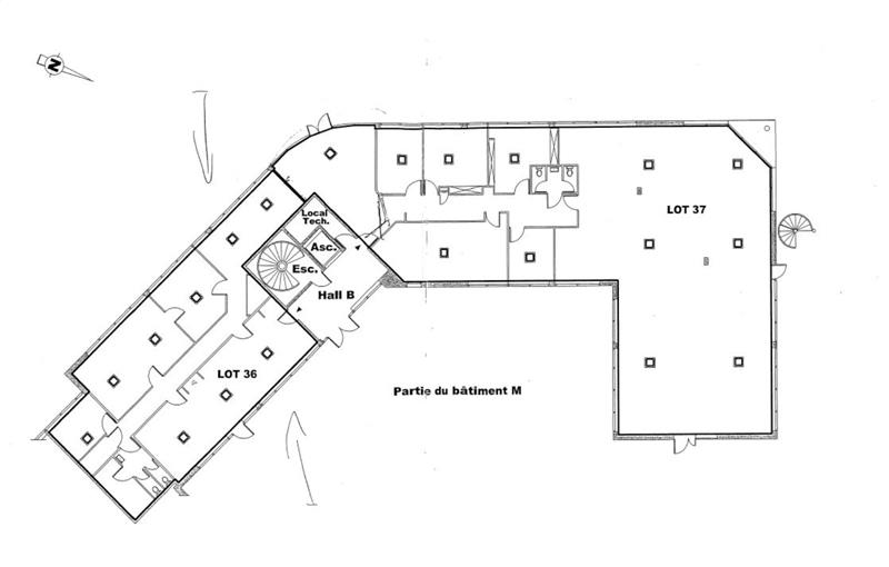 Location de bureau de 150 m² à Saint-Grégoire - 35760 plan - 1