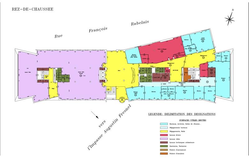 Location de bureau de 1 911 m² à Saint-Herblain - 44800 plan - 1