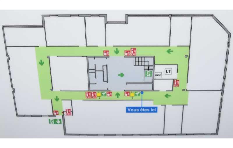 Location de bureau de 241 m² à Saint-Priest - 69800 plan - 1