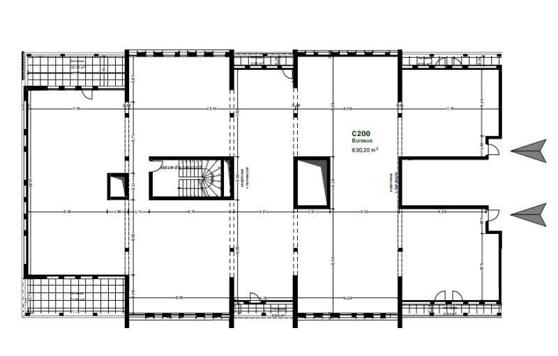 Location de bureau de 13 122 m² à Serris - 77700 plan - 1