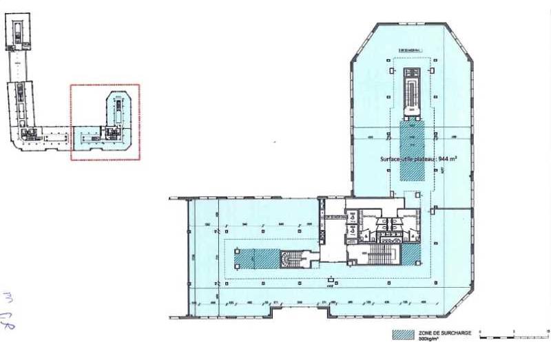 Location de bureau de 389 m² à Serris - 77700 plan - 1