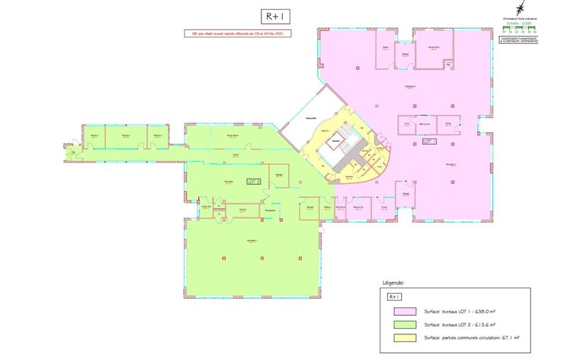 Location de bureau de 302 m² à Sophia Antipolis - 06560 plan - 1
