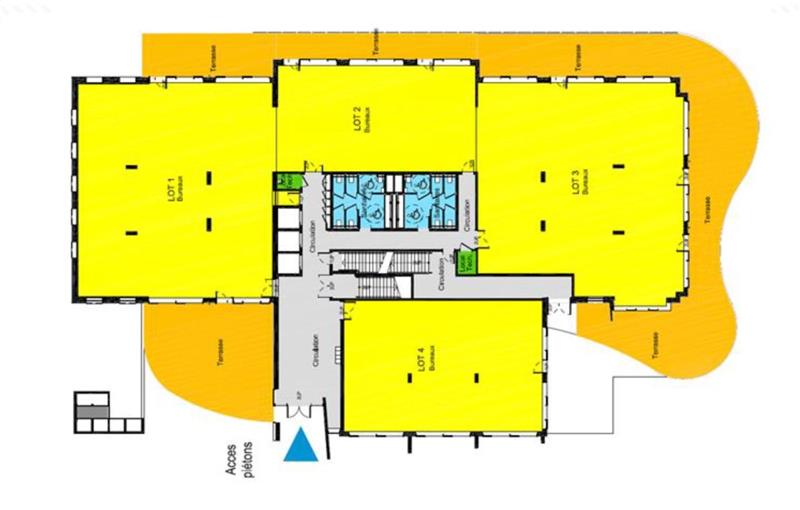 Location de bureau de 4 625 m² à Sophia Antipolis - 06560 plan - 1