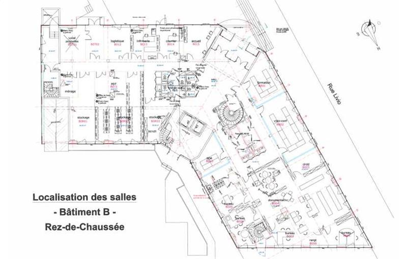 Location de bureau de 1 556 m² à Strasbourg - 67000 plan - 1