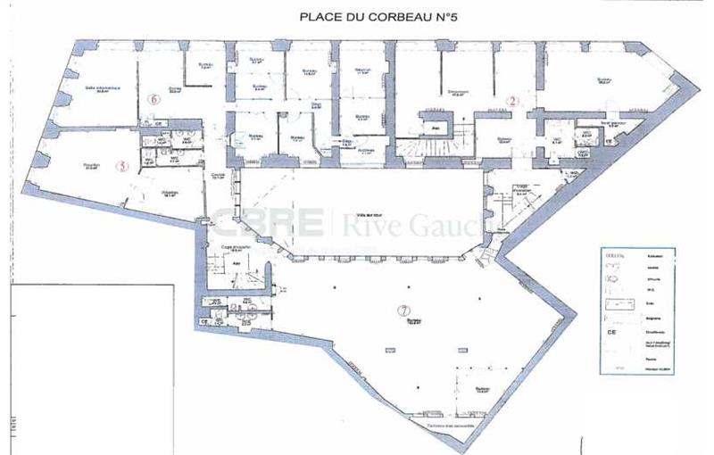 Location de bureau de 374 m² à Strasbourg - 67000 plan - 1