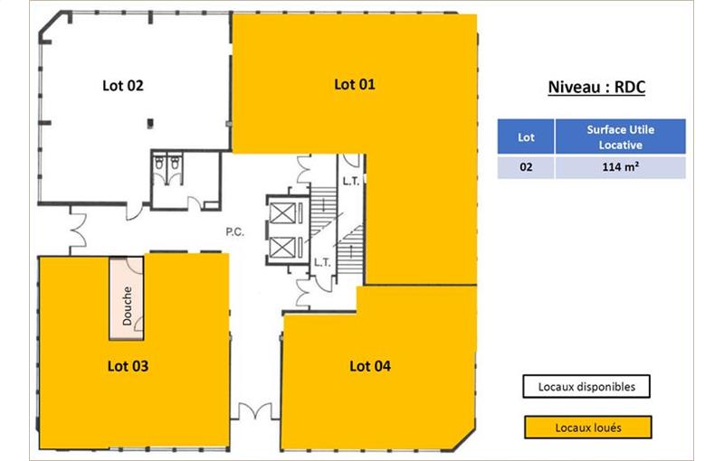 Location de bureau de 400 m² à Toulouse - 31000 plan - 1
