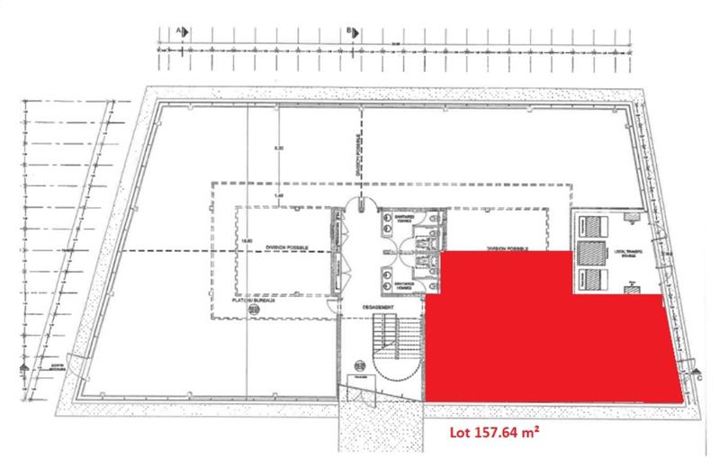 Location de bureau de 158 m² à Toulouse - 31000 plan - 1