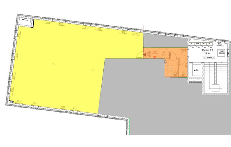 Location de bureau de 169 m² à Vallet - 44330 plan - 1