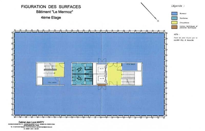Location de bureau de 1 559 m² à Vélizy-Villacoublay - 78140 plan - 1