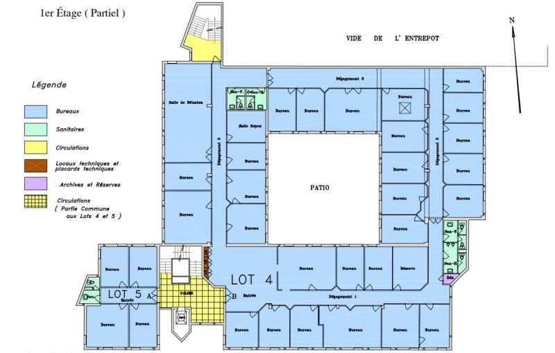 Location de bureau de 160 m² à Vélizy-Villacoublay - 78140 plan - 1