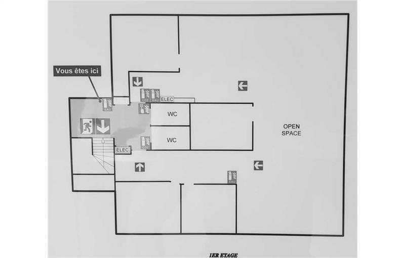 Location de bureau de 227 m² à Villenave-d'Ornon - 33140 plan - 1