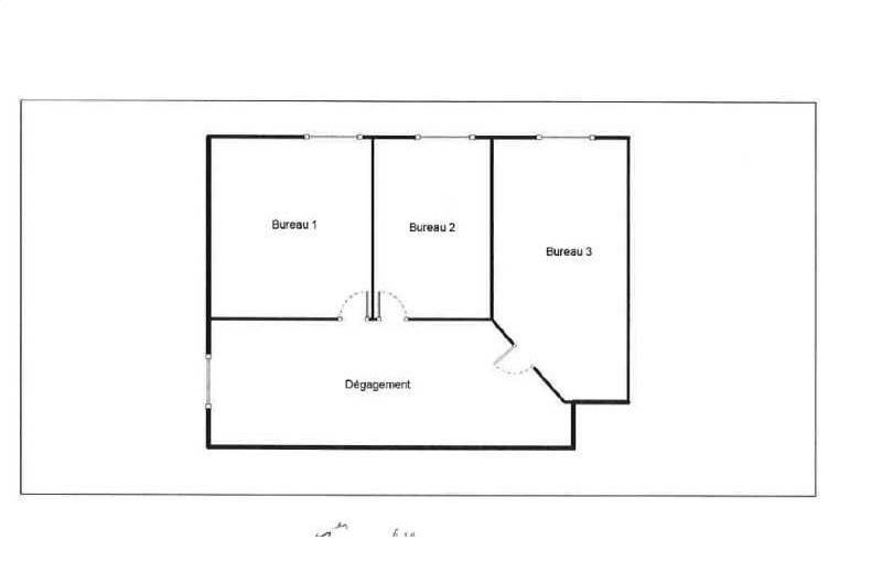 Location de bureau de 162 m² à Villeneuve-d'Ascq - 59491 plan - 1