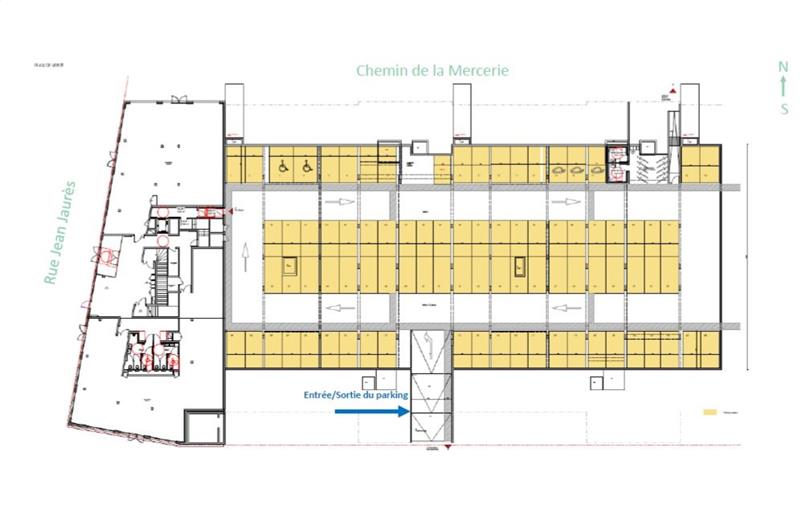 Location de bureau de 2 206 m² à Villeneuve-d'Ascq - 59491 plan - 1