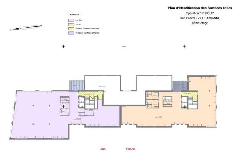 Location de bureau de 332 m² à Villeurbanne - 69100 plan - 1
