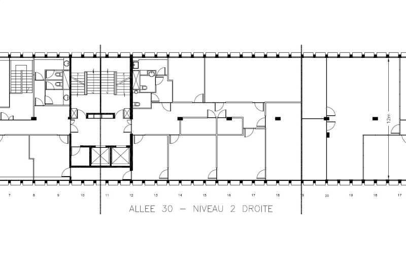Location de bureau de 1 026 m² à Villeurbanne - 69100 plan - 1