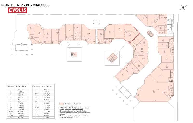 Location de local commercial de 138 m² à Angles - 30133 plan - 1
