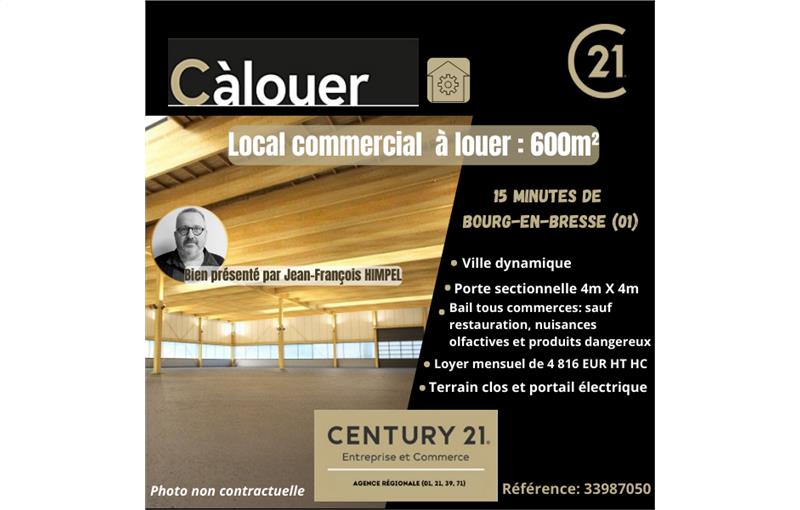 Location de local commercial de 602 m² à Bourg-en-Bresse - 01000 photo - 1