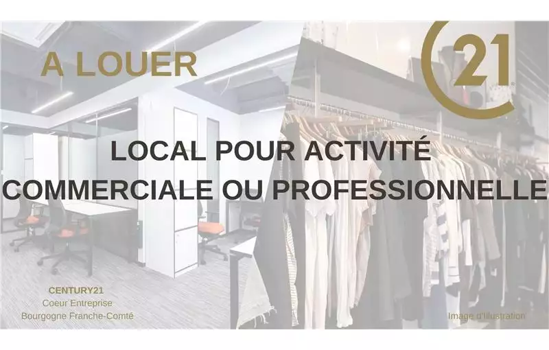 Location de local commercial de 50 m² à Louhans - 71500