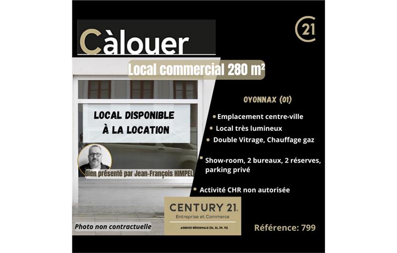 Location de local commercial de 280 m² à Oyonnax - 01100 photo - 1