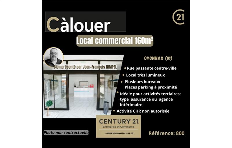 Location de local commercial de 160 m² à Oyonnax - 01100 photo - 1