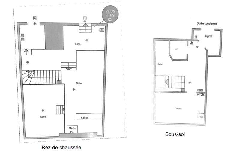 Location de local commercial de 96 m² à Paris 6 - 75006 plan - 1