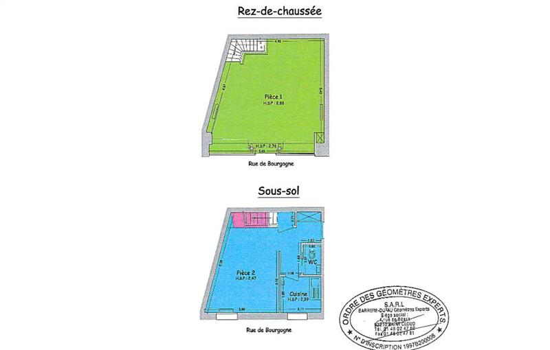 Location de local commercial de 56 m² à Paris 7 - 75007 plan - 1