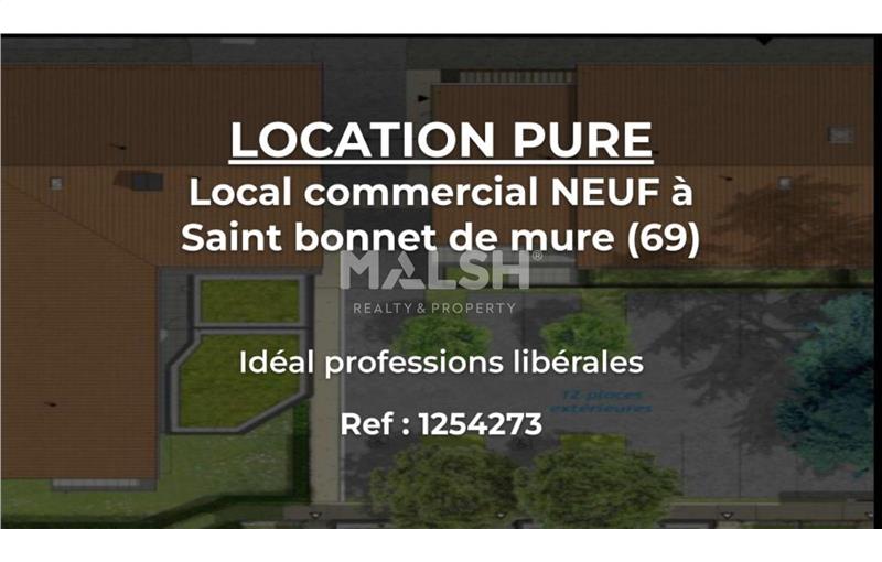 Location de local commercial de 179 m² à Saint-Bonnet-de-Mure - 69720 photo - 1
