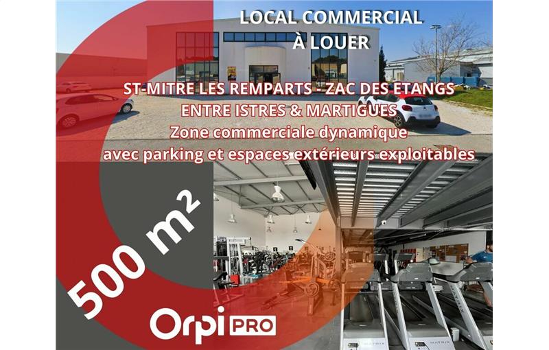 Location de local commercial de 500 m² à Saint-Mitre-les-Remparts - 13920 photo - 1