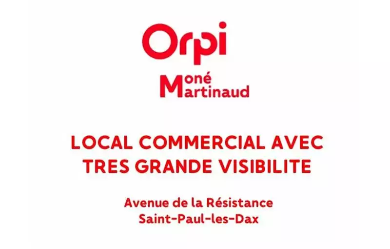 Location de local commercial de 225 m² à Saint-Paul-lès-Dax - 40990