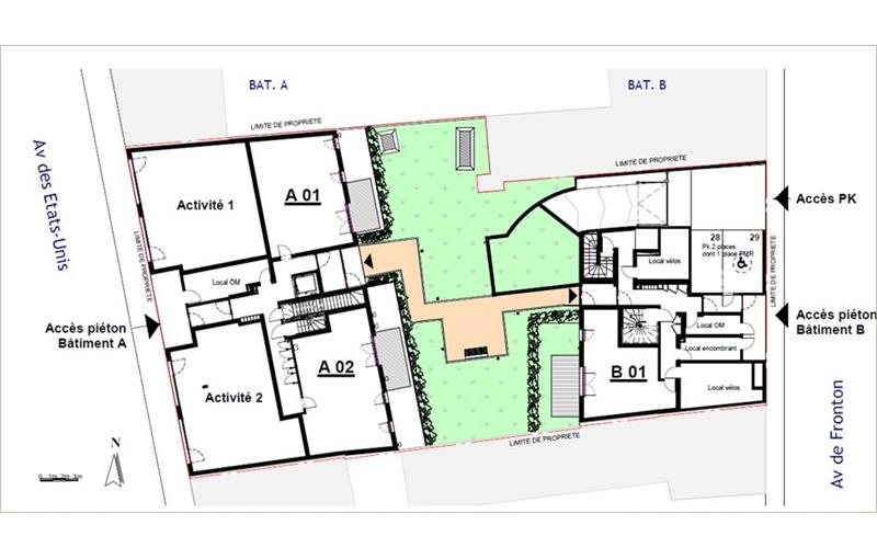 Location de local commercial de 180 m² à Toulouse - 31000 plan - 1