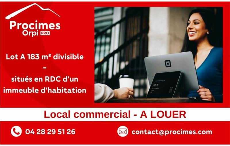 Location de local commercial de 184 m² à Viviers-du-Lac - 73420 photo - 1