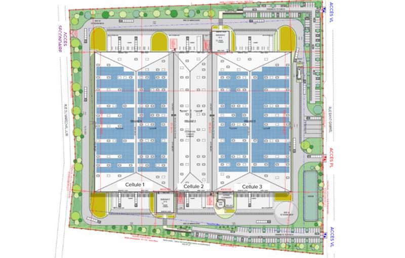 Location d'entrepôt de 31 431 m² à Amilly - 45200 plan - 1