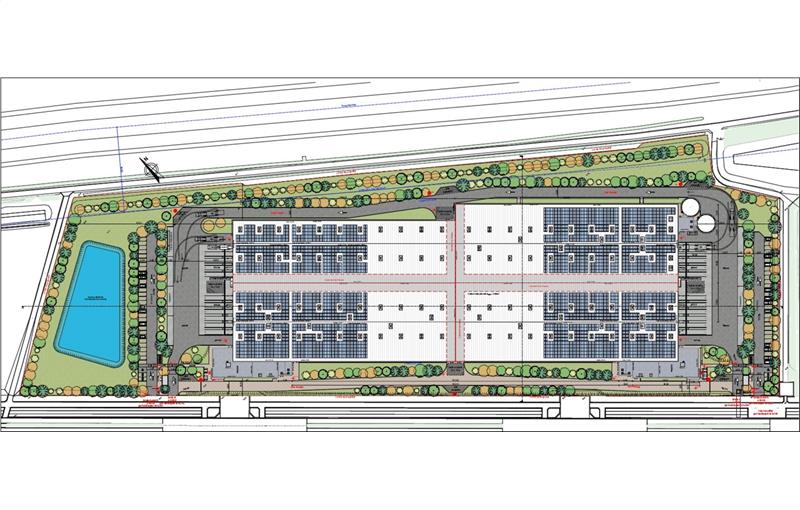 Location d'entrepôt de 24 427 m² à Appoigny - 89380 plan - 1