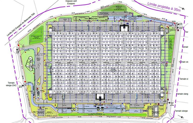 Location d'entrepôt de 110 844 m² à Beauvais - 60000 plan - 1